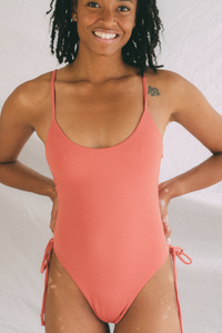 SIDE STRING THONG ONE PIECE - 100% ECO-FRIENDLY